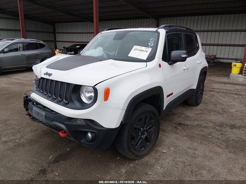 2018 Jeep Renegade VIN ZACCJBCB4JPH00649 IAAI salvage auction — RIGHT FRONT, Salvage Title, sold $775 on 2026-08-08 (photo 2)