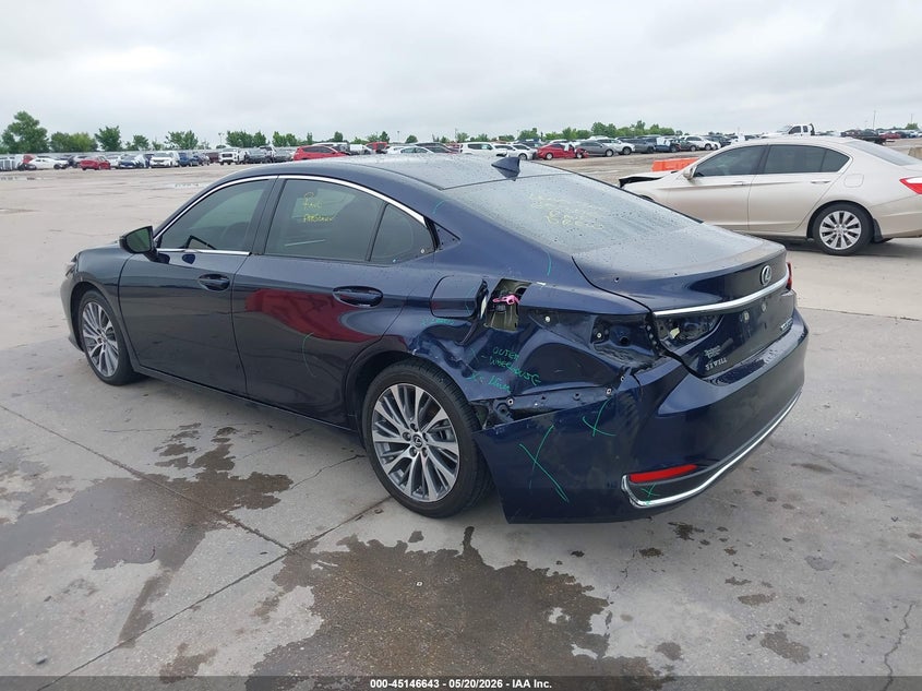 2021 Lexus ES VIN 58ADA1C1XMU005718 IAAI salvage auction — REAR END, Salvage (Texas), sold $16,500 on 2026-07-09 (photo 3)