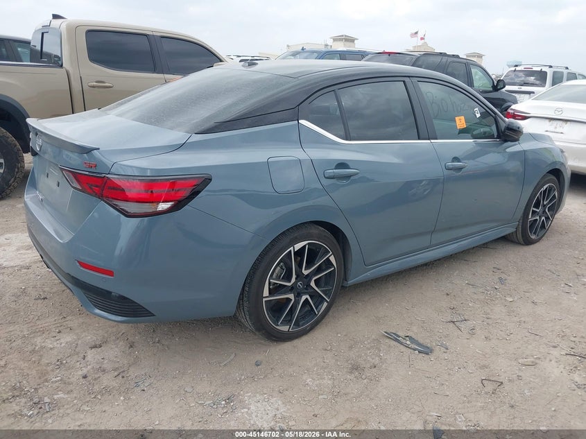 2025 Nissan Sentra VIN 3N1AB8DV8SY387234 IAAI salvage auction — SIDE, Salvage (Texas), sold $8,500 on 2026-07-29 (photo 4)
