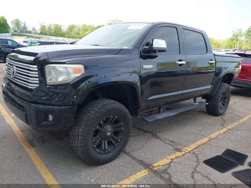 2014 Toyota Tundra VIN 5TFAY5F16EX411945 IAAI salvage auction — REAR END, Clear (Michigan), sold $14,450 on 2026-07-13 (photo 2)