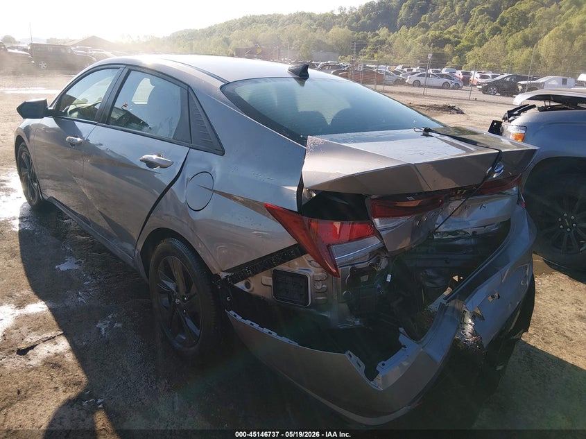 2023 Hyundai Elantra VIN KMHLM4AG9PU434050 IAAI salvage auction — REAR END, Salvage (West Virginia), sold $3,500 on 2026-07-16 (photo 3)
