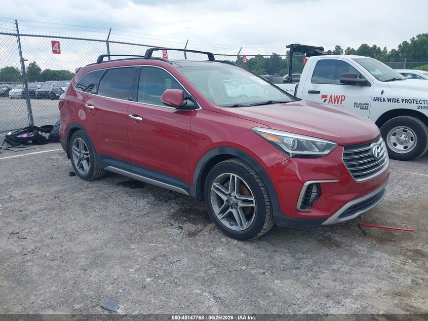 2017 Hyundai Santa fe VIN KM8SR4HF2HU196067 IAAI salvage auction — NORMAL WEAR, Original (Kentucky), sold $4,675 on 2026-07-13 (photo 1)