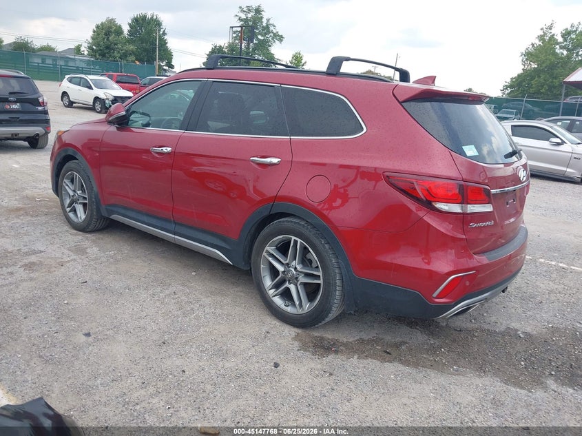 2017 Hyundai Santa fe VIN KM8SR4HF2HU196067 IAAI salvage auction — NORMAL WEAR, Original (Kentucky), sold $4,675 on 2026-07-13 (photo 3)