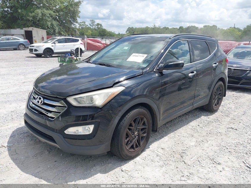 2014 Hyundai Santa fe VIN 5XYZW3LAXEG226477 IAAI salvage auction — RIGHT FRONT, Rebuildable (Florida), sold $900 on 2026-07-30 (photo 2)