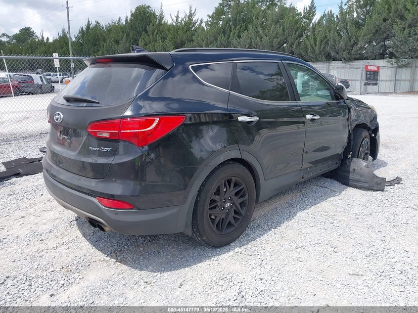 2014 Hyundai Santa fe VIN 5XYZW3LAXEG226477 IAAI salvage auction — RIGHT FRONT, Rebuildable (Florida), sold $900 on 2026-07-30 (photo 4)