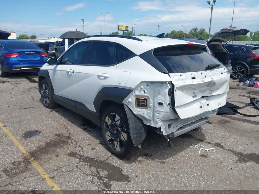2025 Hyundai Kona VIN KM8HC3AB5SU312558 IAAI salvage auction — REAR END, Original (Texas), sold $7,600 on 2026-08-01 (photo 3)