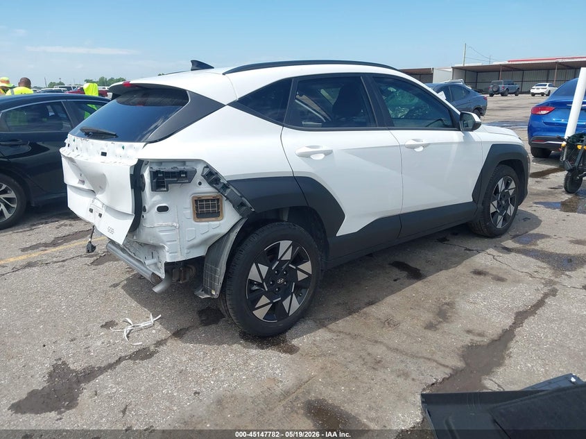 2025 Hyundai Kona VIN KM8HC3AB5SU312558 IAAI salvage auction — REAR END, Original (Texas), sold $7,600 on 2026-08-01 (photo 4)