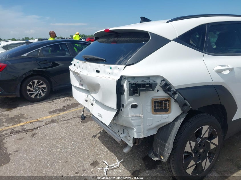 2025 Hyundai Kona VIN KM8HC3AB5SU312558 IAAI salvage auction — REAR END, Original (Texas), sold $7,600 on 2026-08-01 (photo 6)