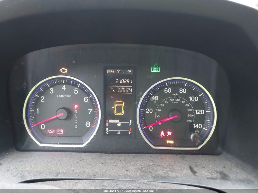 2007 Honda Cr-v VIN JHLRE38597C015697 IAAI salvage auction — NORMAL WEAR, Clear (Louisiana), sold $700 on 2026-07-29 (photo 7)