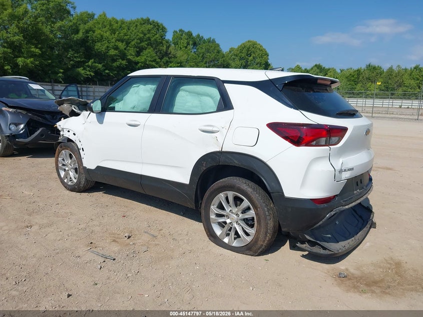 2023 Chevrolet Trailblazer VIN KL79MMS24PB143319 IAAI salvage auction — FRONT & REAR, Salvage (Tennessee), sold $400 on 2026-07-08 (photo 3)