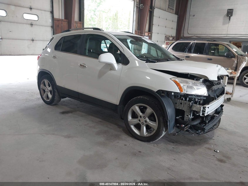 2015 Chevrolet Trax VIN KL7CJNSB1FB088914 IAAI salvage auction — FRONT END, Mv-907A (New York), sold $600 on 2026-07-08 (photo 1)