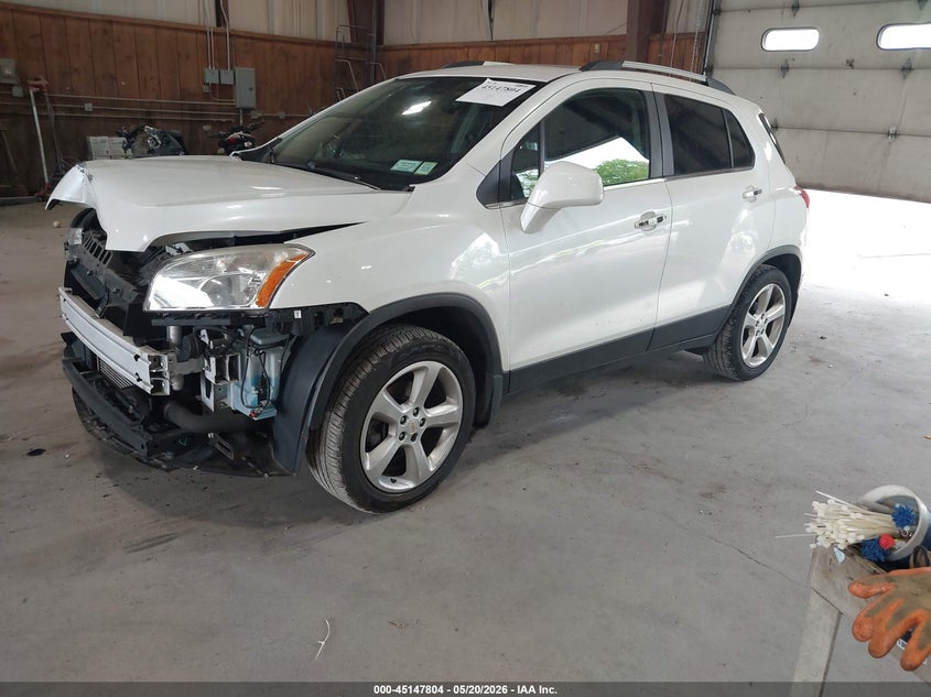 2015 Chevrolet Trax VIN KL7CJNSB1FB088914 IAAI salvage auction — FRONT END, Mv-907A (New York), sold $600 on 2026-07-08 (photo 2)