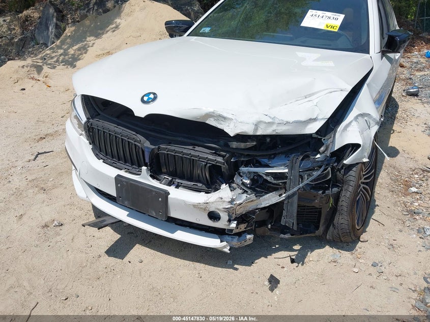 2019 BMW 5er VIN WBAJE7C50KWW12900 IAAI salvage auction — LEFT FRONT, Salvage (Massachusetts), sold $9,100 on 2026-07-28 (photo 6)