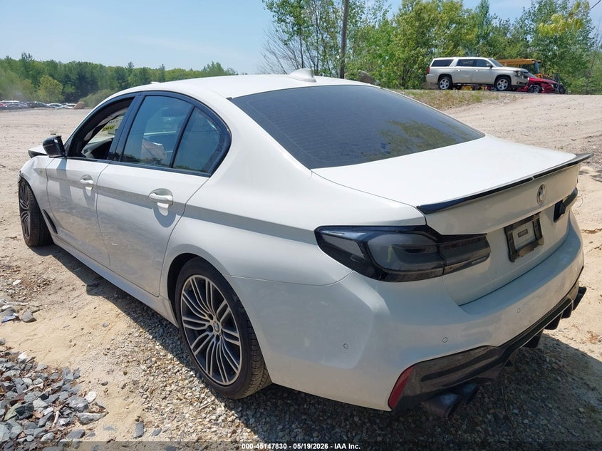 2019 BMW 5er VIN WBAJE7C50KWW12900 IAAI salvage auction — LEFT FRONT, Salvage (Massachusetts), sold $9,100 on 2026-07-28 (photo 3)