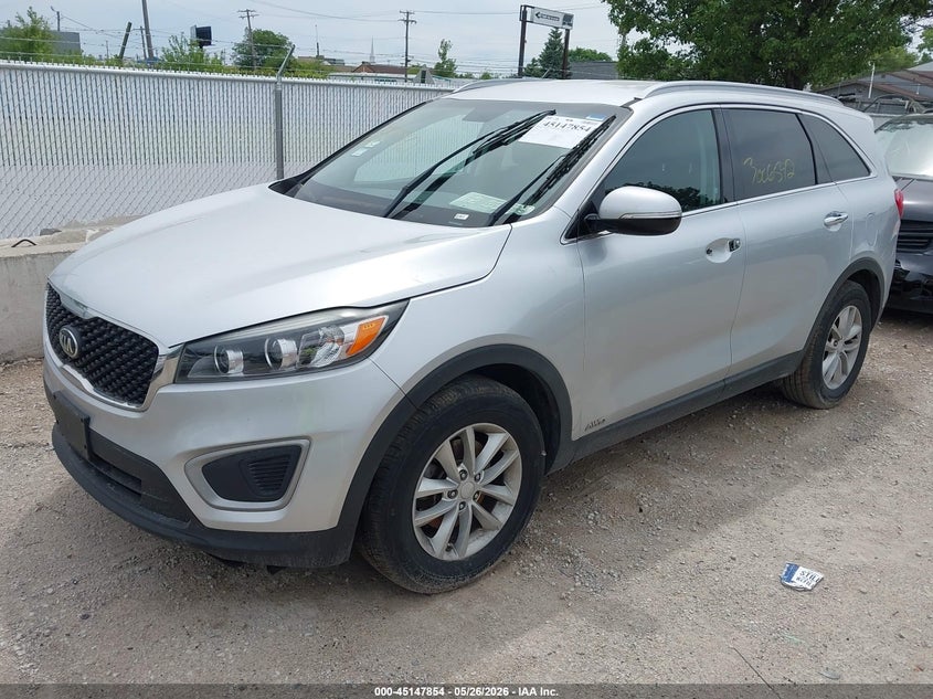 2017 Kia Sorento VIN 5XYPGDA36HG245546 IAAI salvage auction — THEFT, Salvage (Illinois), sold $2,500 on 2026-07-28 (photo 2)
