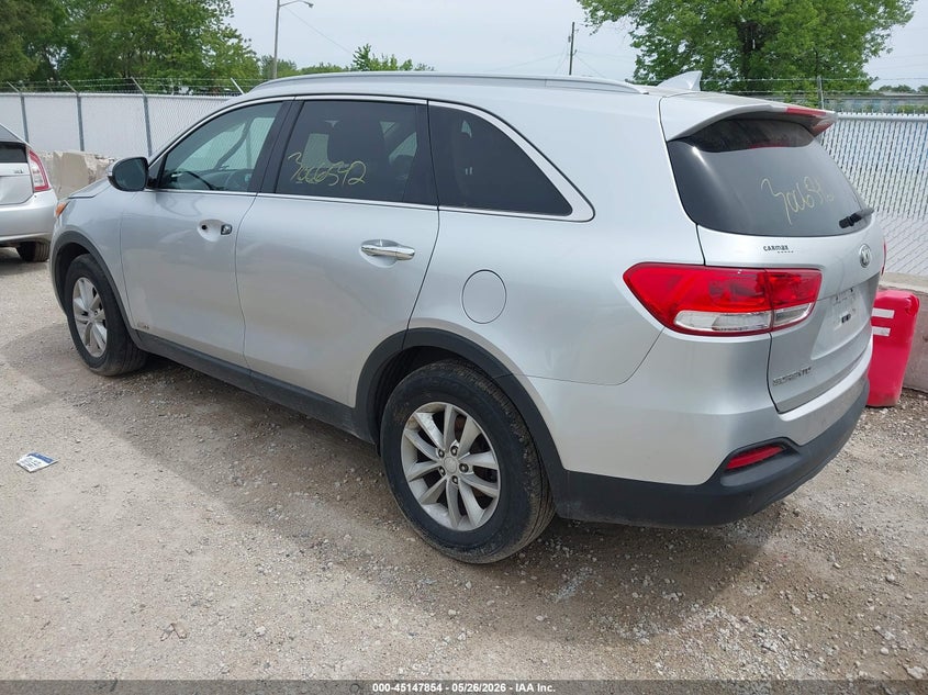 2017 Kia Sorento VIN 5XYPGDA36HG245546 IAAI salvage auction — THEFT, Salvage (Illinois), sold $2,500 on 2026-07-28 (photo 3)