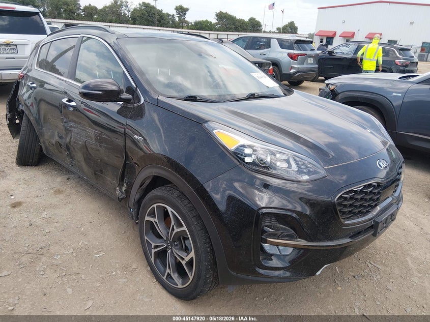 2020 Kia Sportage VIN KNDPRCA64L7636537 IAAI salvage auction — REAR END, Original (Texas), sold $3,250 on 2026-07-28 (photo 1)