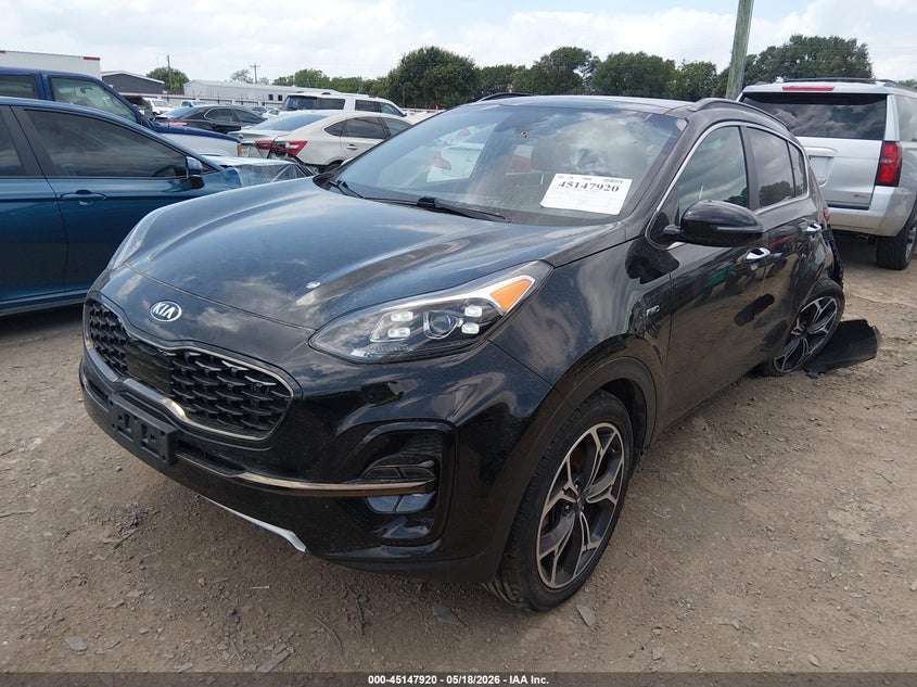 2020 Kia Sportage VIN KNDPRCA64L7636537 IAAI salvage auction — REAR END, Original (Texas), sold $3,250 on 2026-07-28 (photo 2)
