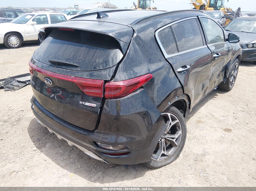 2020 Kia Sportage VIN KNDPRCA64L7636537 IAAI salvage auction — REAR END, Original (Texas), sold $3,250 on 2026-07-28 (photo 4)