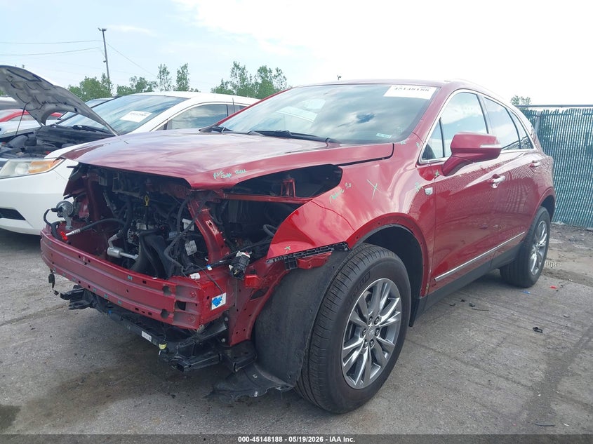 2023 Cadillac Xt5 VIN 1GYKNDR44PZ107401 IAAI salvage auction — FRONT END, Salvage (Ohio), sold $7,200 on 2026-07-07 (photo 2)