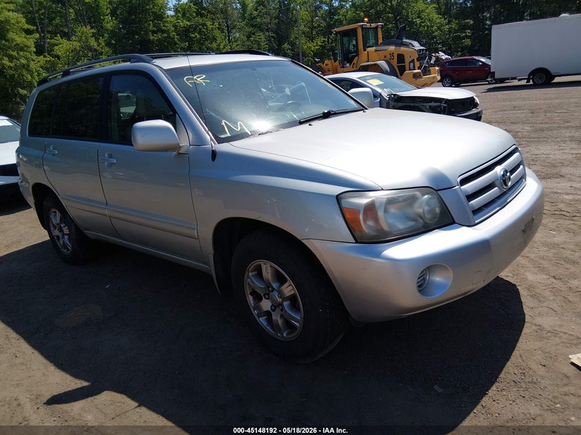2004 Toyota Highlander VIN JTEDP21AX40041527 IAAI salvage auction — NORMAL WEAR, Clear (Montana), sold $750 on 2026-07-24 (photo 1)
