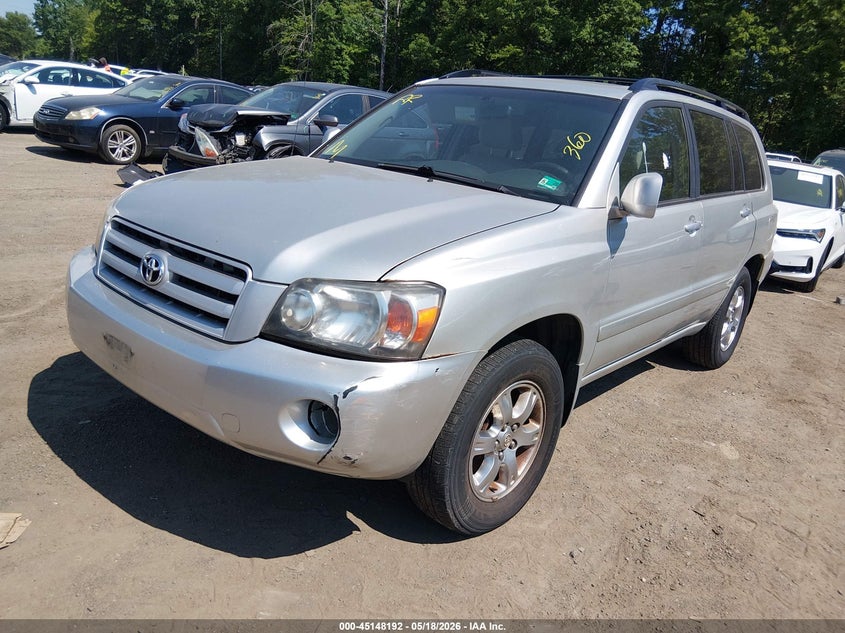 2004 Toyota Highlander VIN JTEDP21AX40041527 IAAI salvage auction — NORMAL WEAR, Clear (Montana), sold $750 on 2026-07-24 (photo 2)