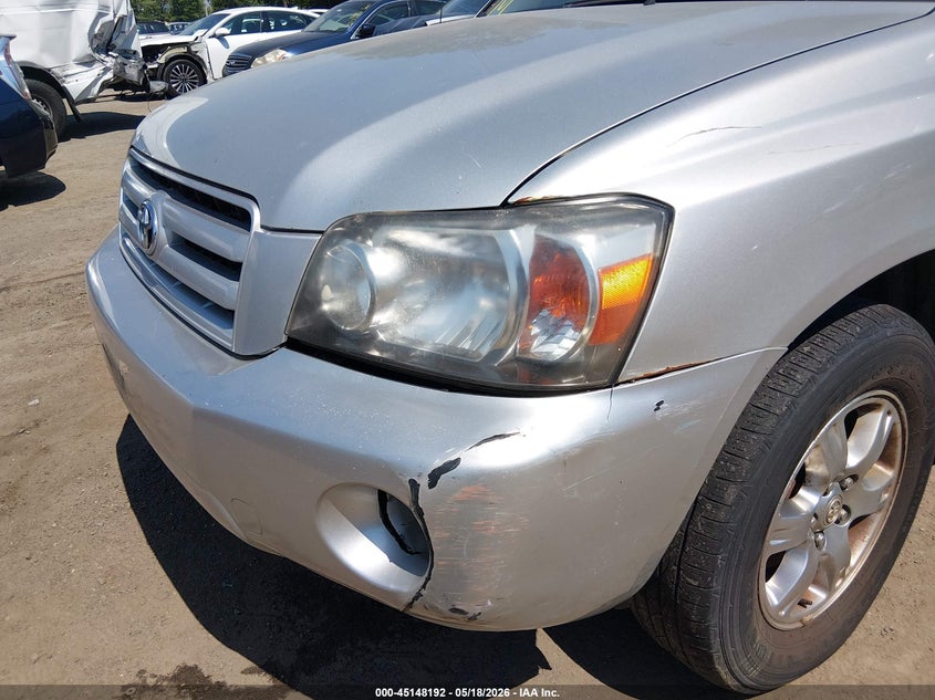 2004 Toyota Highlander VIN JTEDP21AX40041527 IAAI salvage auction — NORMAL WEAR, Clear (Montana), sold $750 on 2026-07-24 (photo 6)