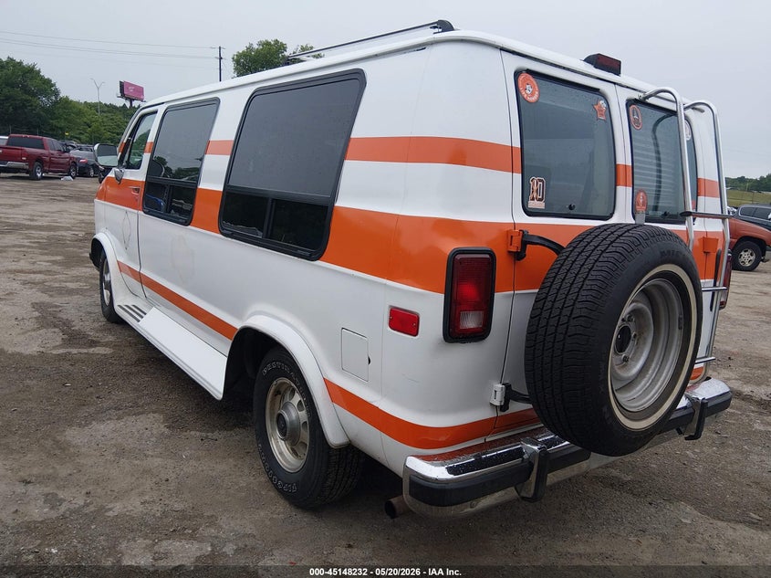 1993 Dodge Ram van VIN 2B6HB21Y5PK513058 IAAI salvage auction — NORMAL WEAR, Clear (Oklahoma), sold $3,200 on 2026-07-08 (photo 3)