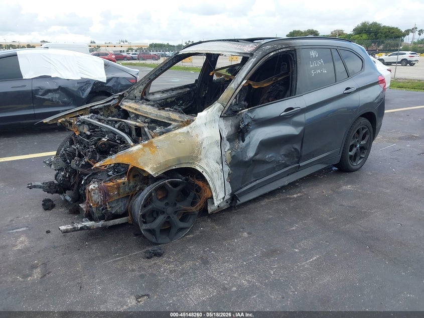 2019 BMW X1 VIN WBXHU7C5XK5L12259 IAAI salvage auction — BURN, Certificate Of Destruction (Florida), sold $200 on 2026-07-23 (photo 2)