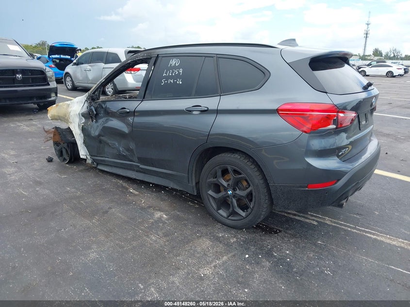 2019 BMW X1 VIN WBXHU7C5XK5L12259 IAAI salvage auction — BURN, Certificate Of Destruction (Florida), sold $200 on 2026-07-23 (photo 3)