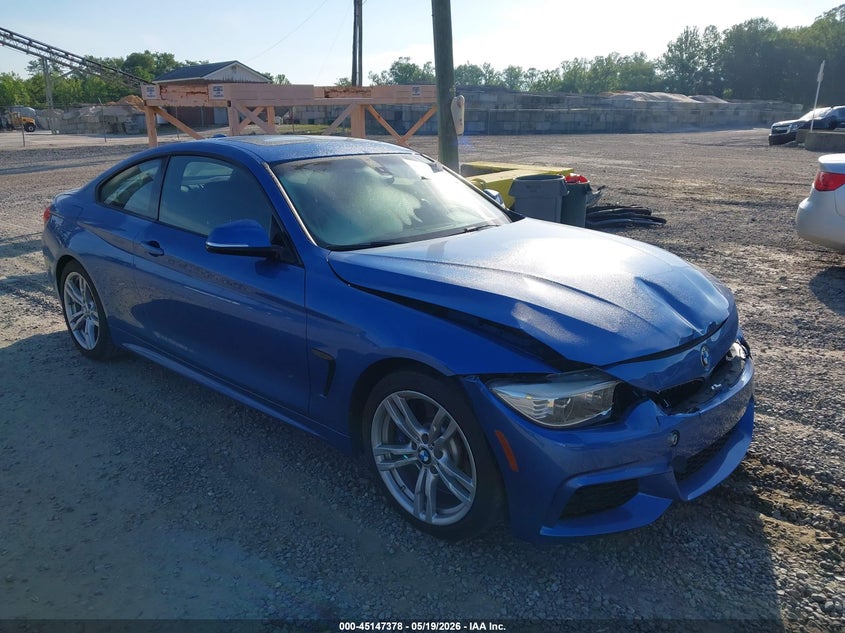 2014 BMW 4er VIN WBA3R1C50EK190570 IAAI salvage auction — FRONT END, Salvage (North Carolina), sold $6,900 on 2026-08-06 (photo 1)