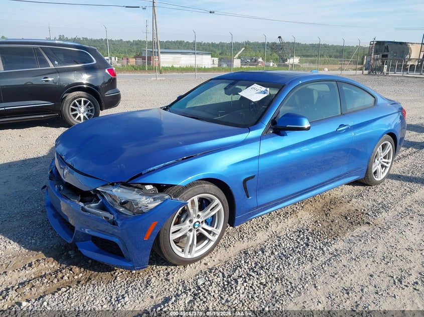 2014 BMW 4er VIN WBA3R1C50EK190570 IAAI salvage auction — FRONT END, Salvage (North Carolina), sold $6,900 on 2026-08-06 (photo 2)