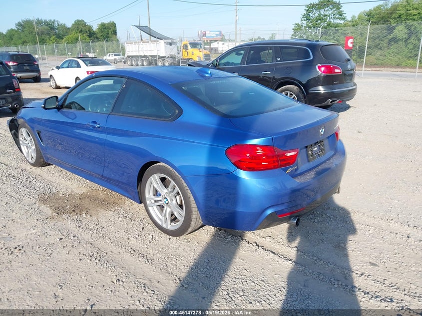 2014 BMW 4er VIN WBA3R1C50EK190570 IAAI salvage auction — FRONT END, Salvage (North Carolina), sold $6,900 on 2026-08-06 (photo 3)