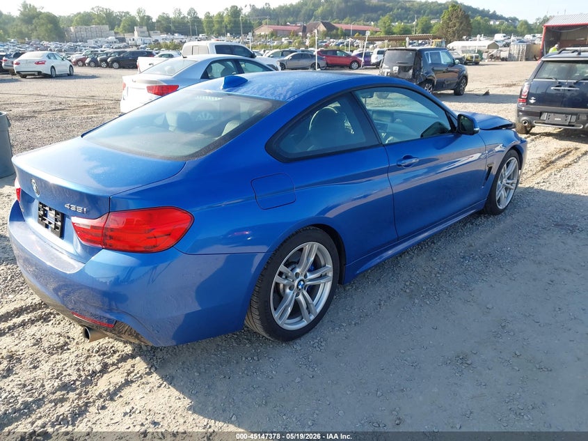 2014 BMW 4er VIN WBA3R1C50EK190570 IAAI salvage auction — FRONT END, Salvage (North Carolina), sold $6,900 on 2026-08-06 (photo 4)