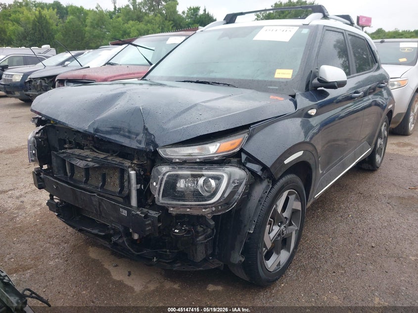 2024 Hyundai Venue VIN KMHRC8A31RU324131 IAAI salvage auction — FRONT END, Clear (Oklahoma), sold $3,700 on 2026-07-25 (photo 2)
