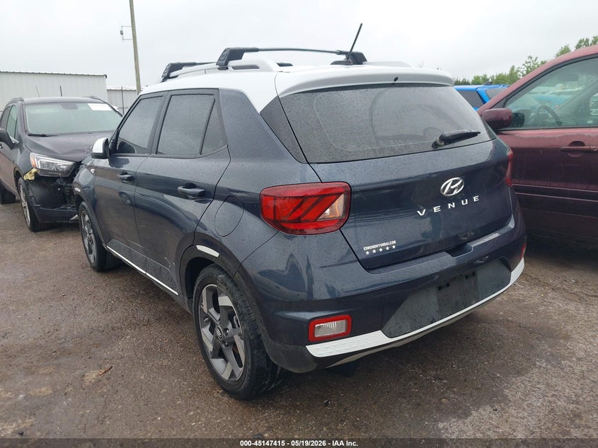 2024 Hyundai Venue VIN KMHRC8A31RU324131 IAAI salvage auction — FRONT END, Clear (Oklahoma), sold $3,700 on 2026-07-25 (photo 3)