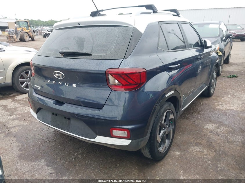 2024 Hyundai Venue VIN KMHRC8A31RU324131 IAAI salvage auction — FRONT END, Clear (Oklahoma), sold $3,700 on 2026-07-25 (photo 4)