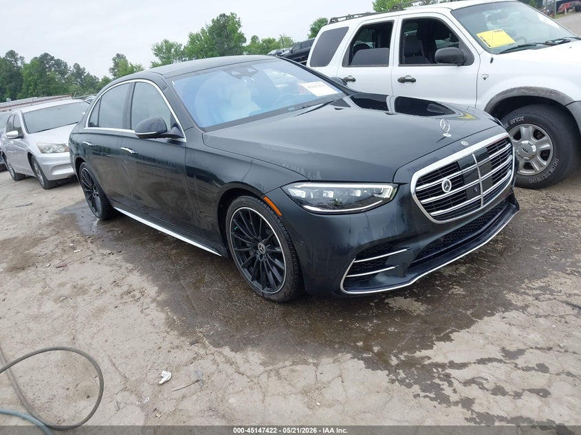 2022 Mercedes-benz S-klasse VIN W1K6G7GB7NA133111 IAAI salvage auction — VANDALISM, Salvage (Virginia), sold $48,200 on 2026-07-17 (photo 1)