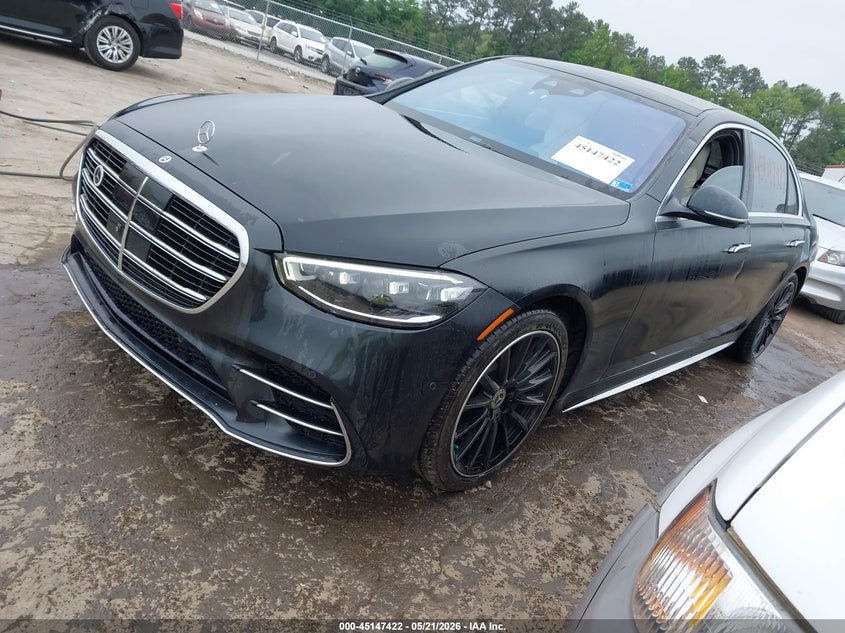2022 Mercedes-benz S-klasse VIN W1K6G7GB7NA133111 IAAI salvage auction — VANDALISM, Salvage (Virginia), sold $48,200 on 2026-07-17 (photo 2)