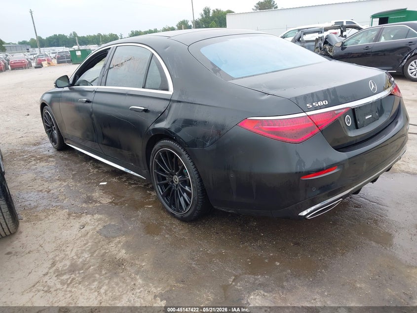 2022 Mercedes-benz S-klasse VIN W1K6G7GB7NA133111 IAAI salvage auction — VANDALISM, Salvage (Virginia), sold $48,200 on 2026-07-17 (photo 3)
