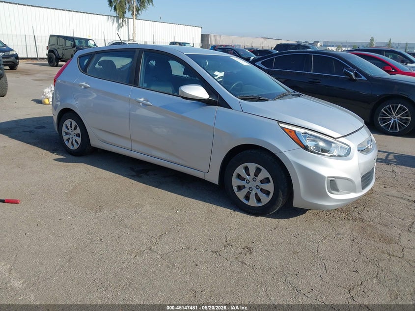 2017 Hyundai Accent VIN KMHCT5AE2HU349365 IAAI salvage auction — SIDE, Salvage (California), sold $1,000 on 2026-07-27 (photo 1)