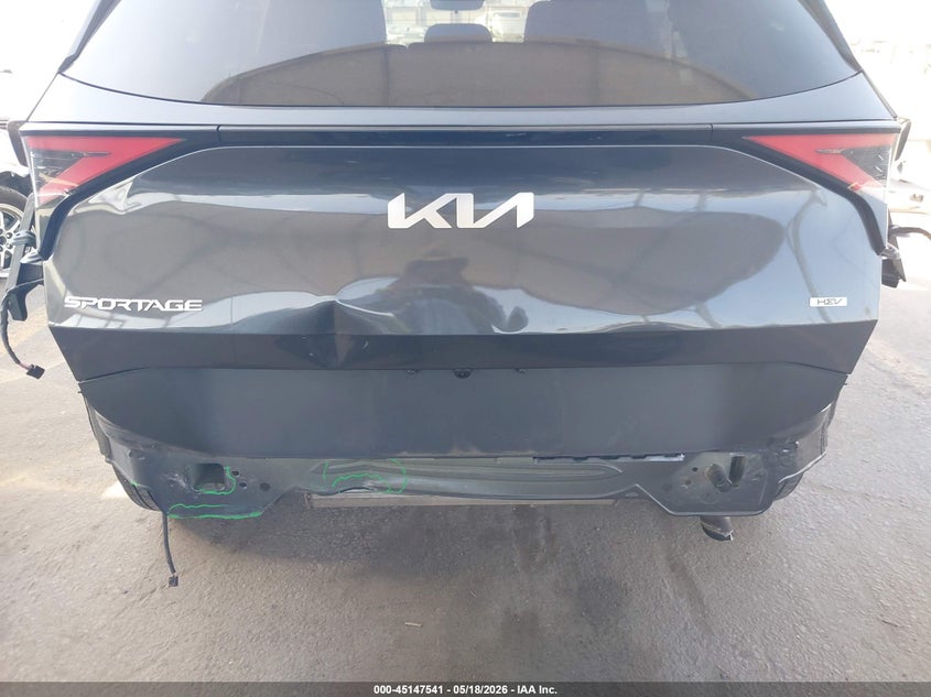 2023 Kia Sportage VIN KNDPUCAG8P7057208 IAAI salvage auction — REAR END, Salvage (California), sold $8,550 on 2026-07-29 (photo 6)