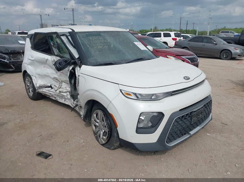 2020 Kia Soul VIN KNDJ23AU8L7713760 IAAI salvage auction — RIGHT SIDE, Salvage (Texas), sold $2,350 on 2026-07-06 (photo 1)