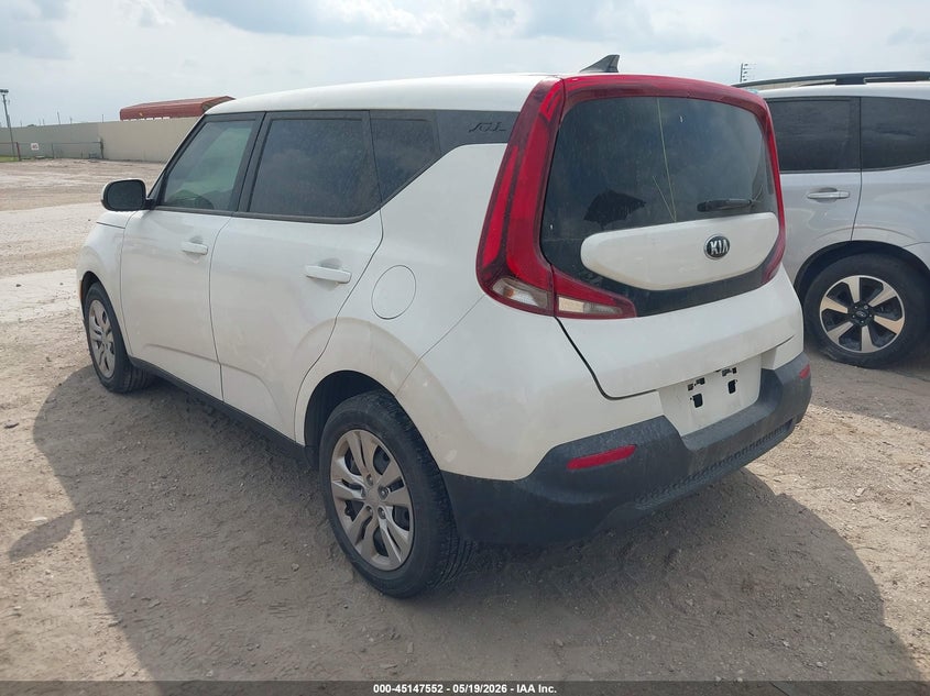 2020 Kia Soul VIN KNDJ23AU8L7713760 IAAI salvage auction — RIGHT SIDE, Salvage (Texas), sold $2,350 on 2026-07-06 (photo 3)