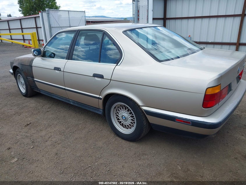1991 BMW 5 series VIN WBAHD231XMBF70587 IAAI salvage auction — NORMAL WEAR, Affidavit In Lieu Of Title (Washington), sold $625 on 2026-07-14 (photo 3)