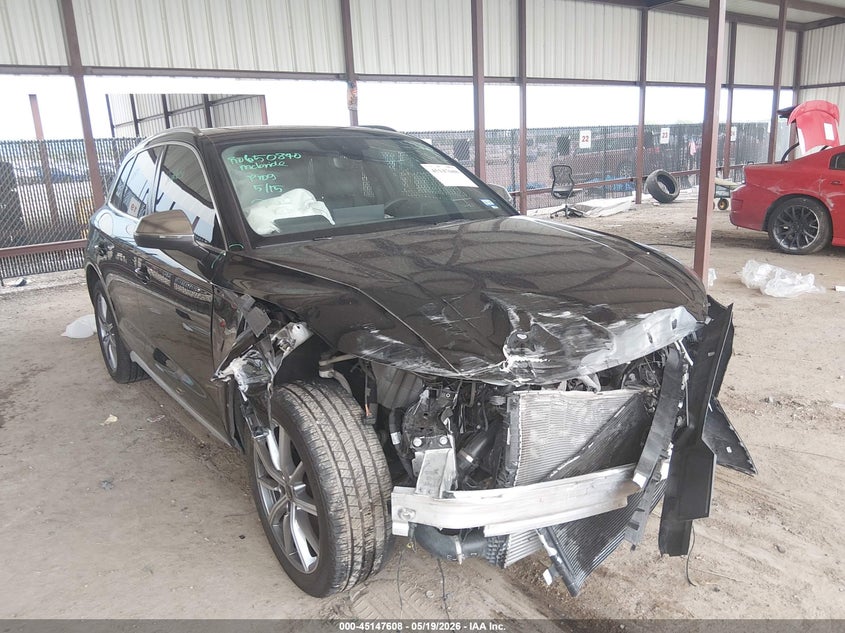 2024 Audi Sq5 VIN WA1B4AFY7R2150523 IAAI salvage auction — FRONT END, Salvage (Texas), sold $8,400 on 2026-07-21 (photo 1)