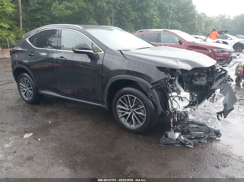 2024 Lexus Nx VIN JTJAGCEZXR5005812 IAAI salvage auction — FRONT END, Salvage - 75% Or Less (Maryland), sold $14,175 on 2026-07-15 (photo 1)