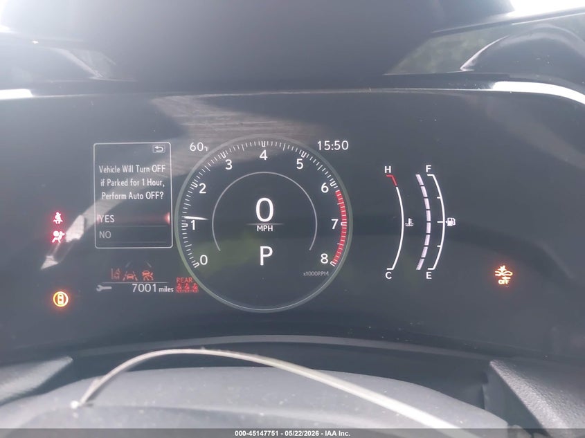 2024 Lexus Nx VIN JTJAGCEZXR5005812 IAAI salvage auction — FRONT END, Salvage - 75% Or Less (Maryland), sold $14,175 on 2026-07-15 (photo 7)