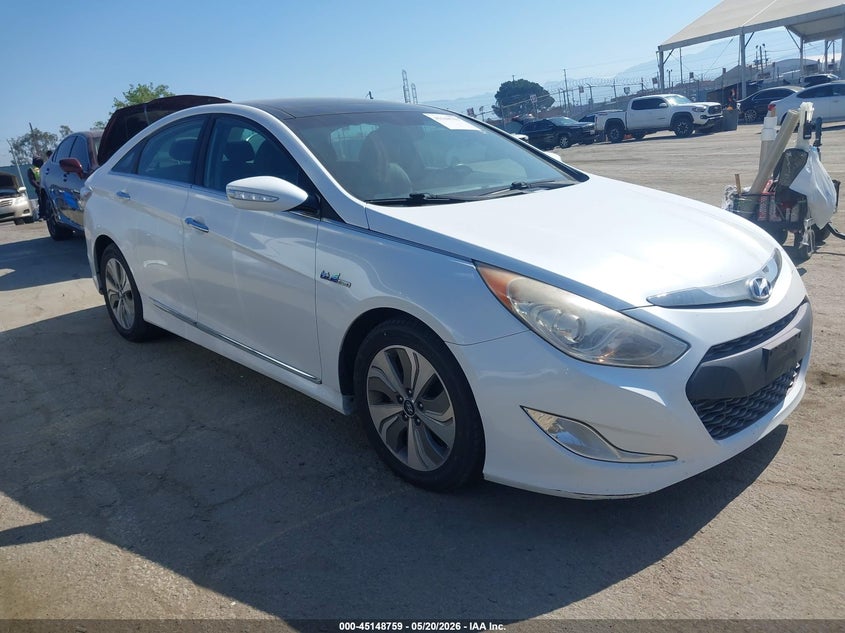 2015 Hyundai Sonata VIN KMHEC4A40FA126184 IAAI salvage auction — LEFT FRONT, Salvage (California), sold $525 on 2026-07-15 (photo 1)