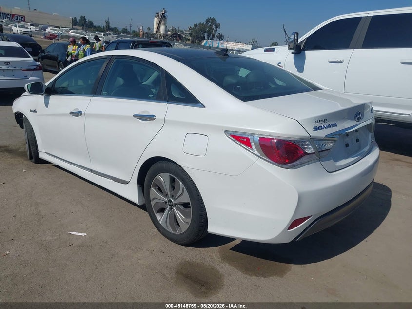 2015 Hyundai Sonata VIN KMHEC4A40FA126184 IAAI salvage auction — LEFT FRONT, Salvage (California), sold $525 on 2026-07-15 (photo 3)